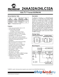 Datasheet 24LC32A-E/SN производства Microchip