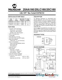 Datasheet 25AA160-I/SN производства Microchip
