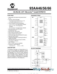 Datasheet 93AA66-SN производства Microchip