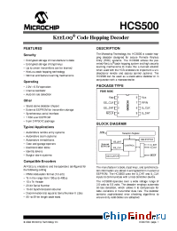 Datasheet HCS500T-/SM производства Microchip