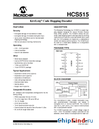 Datasheet HCS515T производства Microchip