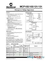 Datasheet MCP102T-475E/TT производства Microchip