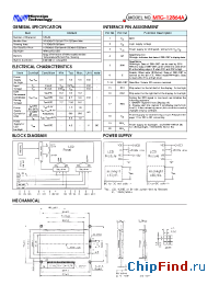 Datasheet MTG-12864A производства Microchip
