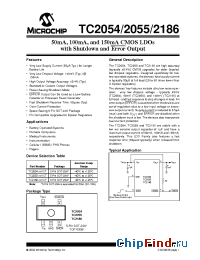 Datasheet TC2186-2.5VCTTR производства Microchip