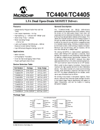 Datasheet TC4404COA производства Microchip