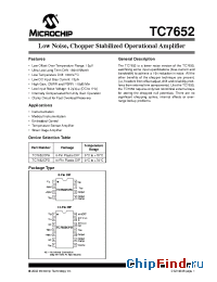 Datasheet TC7652 производства Microchip