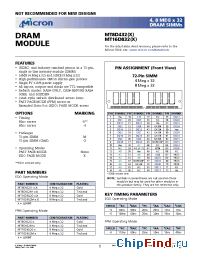 Datasheet MT16D832 производства Micron