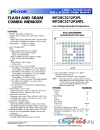 Datasheet MT28C3212P2 производства Micron