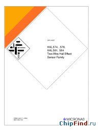 Datasheet HAL574SF-K производства Micronas