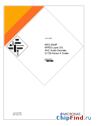 Datasheet MAS3519F производства Micronas