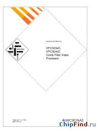 Datasheet VPC3205C производства Micronas