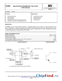 Datasheet 61055-006 manufacturer Micropac