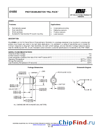 Datasheet 61056-X01 manufacturer Micropac