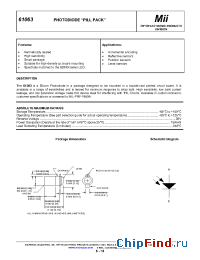 Datasheet 61063 manufacturer Micropac