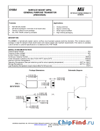 Datasheet 61084-101 manufacturer Micropac