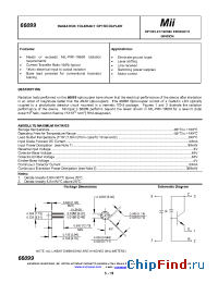 Datasheet 66099-101 manufacturer Micropac