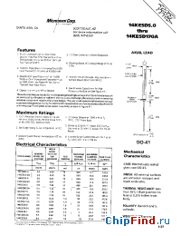 Datasheet 14KESD43 manufacturer Microsemi