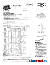 Datasheet 1N4571A производства Microsemi