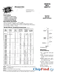 Datasheet 1N4685DO35 manufacturer Microsemi