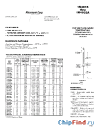 Datasheet 1N4917A производства Microsemi