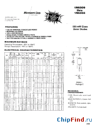 Datasheet 1N6354US manufacturer Microsemi