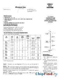 Datasheet 1N941A manufacturer Microsemi