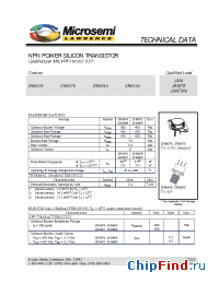 Datasheet 2N6675 производства Microsemi