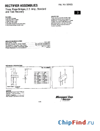 Datasheet 701-6 manufacturer Microsemi