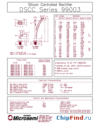 Datasheet 99003-2N17922 производства Microsemi