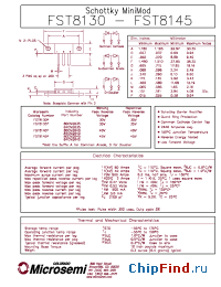 Datasheet FST8130SM2C производства Microsemi