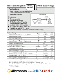 Datasheet JAN1N4454-1 производства Microsemi