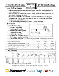 Datasheet JAN1N645UR-1. производства Microsemi