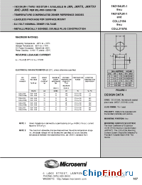 Datasheet JANTX1N3154UR-1 производства Microsemi
