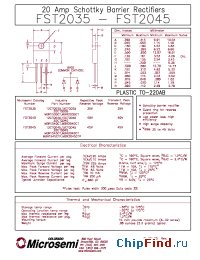 Datasheet MVR1535CT производства Microsemi