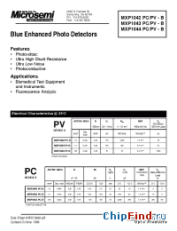 Datasheet MXP1042PC-BL производства Microsemi