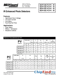 Datasheet MXP1048PC производства Microsemi