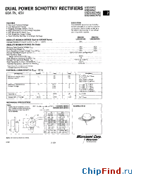 Datasheet SMDA05C-5 manufacturer Microsemi