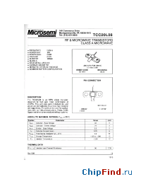 Datasheet TCC20L08 производства Microsemi