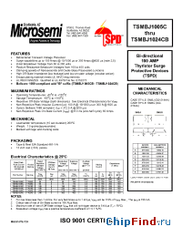 Datasheet TSMBC1027C manufacturer Microsemi