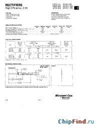 Datasheet UES1102SM производства Microsemi