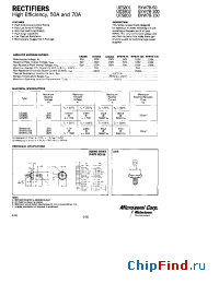 Datasheet UES802R производства Microsemi