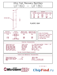 Datasheet UF180SM производства Microsemi
