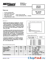 Datasheet UM2300 производства Microsemi