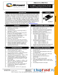 Datasheet UMA6.0A производства Microsemi