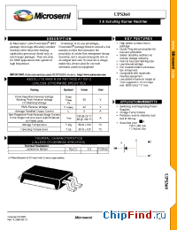 Datasheet UPS360 производства Microsemi