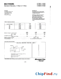 Datasheet UT2005-UT2060 производства Microsemi