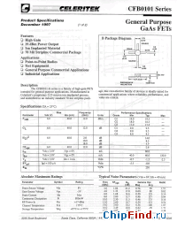 Datasheet CFB0101 производства Mimix