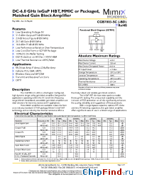 Datasheet CGB7003-SC-0G00 производства Mimix