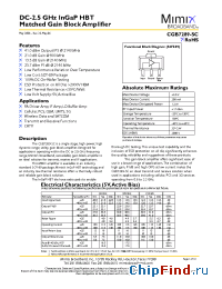 Datasheet CGB7289-SC производства Mimix