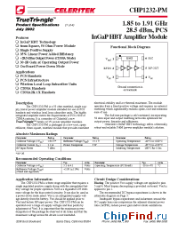 Datasheet CHP1232 производства Mimix